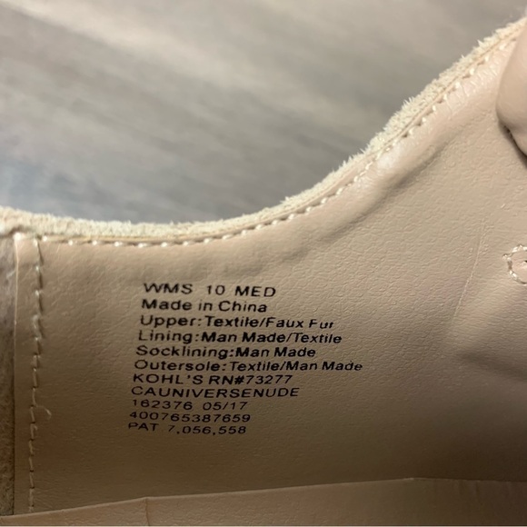 Candie’s Pom Pom Platform Slip On Sneakers Tan Size 10 - Picture 7 of 7